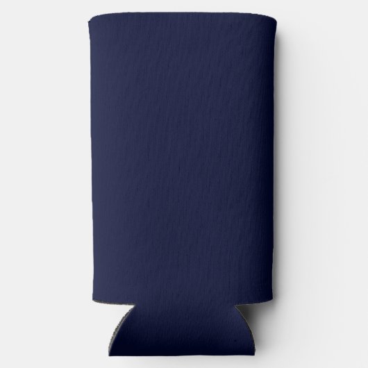 Navy Blue Bridesman Bruiloft Koelbox Seltzer Blikjeskoeler (Achterkant)