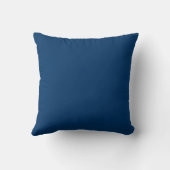 Navy Blue Bright Elegant Scatter Throw Cushion Kussen (Achterkant)