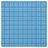 Navy Blue Bright Gingham Plaid Tartan Stof (Swatch)