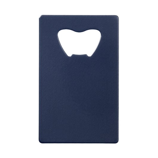 Navy Blue Bumpy Pattern Creditkaart Flessenopener (Voorkant)