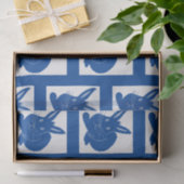 Navy Blue Bunnies Tissuepapier (Geschenk)