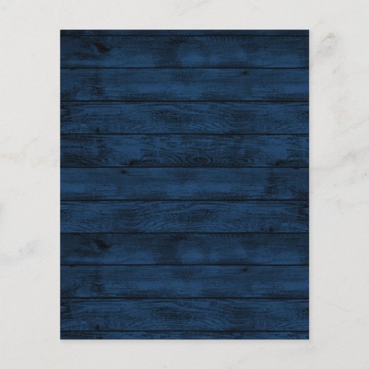 Navy Blue Burgundy Blush Wedding Enclosure Kaart (Achterkant)