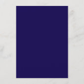 Navy Blue Burgundy Gold Blush Wedding Informatiekaartje (Achterkant)