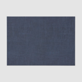 Navy Blue Burlap Texture Tissuepapier