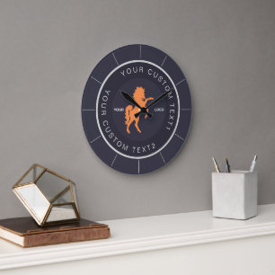 Navy blue Business logo Custom branded Grote Klok