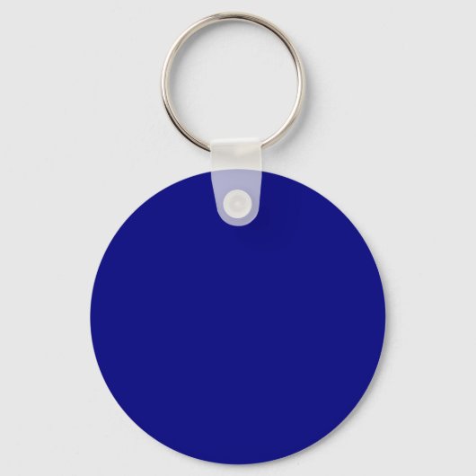 Navy Blue Button Sleutelhanger (Voorkant)