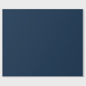 Navy Blue Cadeaupapier (Vlak)
