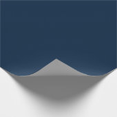 Navy Blue Cadeaupapier (Hoek)