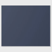 Navy Blue Cadeaupapier (Vlak)