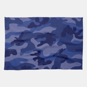Navy Blue Camo, Camouflage Theedoek