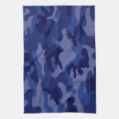 Navy Blue Camo, Camouflage Theedoek (Verticaal)