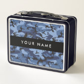 Navy Blue Camouflage Jouw naam personaliseren (Achterkant)