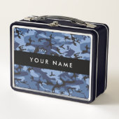 Navy Blue Camouflage Jouw naam personaliseren (Voorkant)