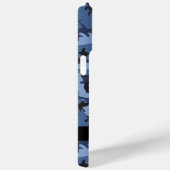 Navy Blue Camouflage Jouw naam personaliseren Case-Mate iPhone Case (Achterkant / Rechts)