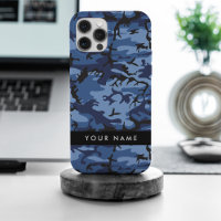 Navy Blue Camouflage Jouw naam personaliseren