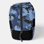 Navy Blue Camouflage Jouw naam personaliseren Toilettasje (Rechts)