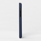 Navy Blue Case-Mate iPhone Case (Achterkant/links)