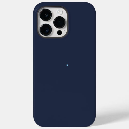 Navy Blue Case-Mate iPhone Case (Achterkant)