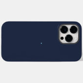 Navy Blue Case-Mate iPhone Case (Achterkant (horizontaal))