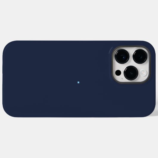 Navy Blue Case-Mate iPhone Case (Achterkant (horizontaal))