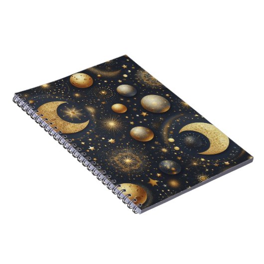 Navy Blue Celestial Notitieboek (Rechterzijde)