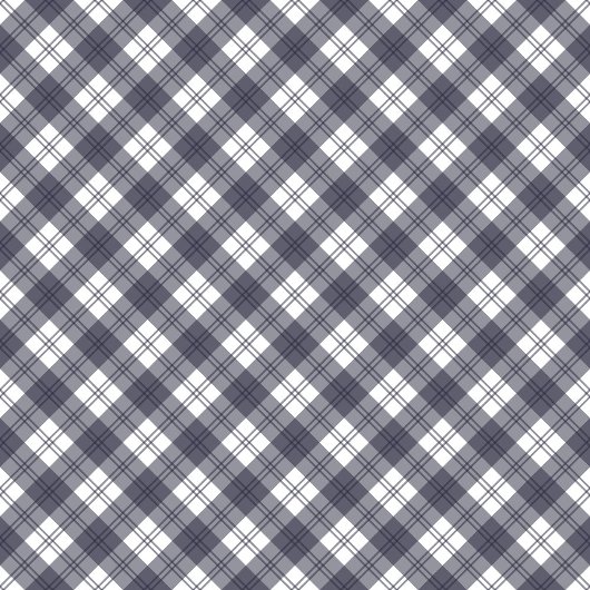 Navy Blue Check Deken voor Bed of Couch Gebruik