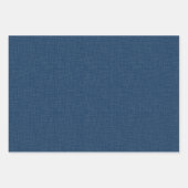 Navy Blue Cheerleader Pom Pom Pattern Inpakpapier Vel (Voorkant 2)