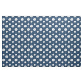 Navy Blue Cheerleader Pom Pom Pattern Stof (Fat Quarter)
