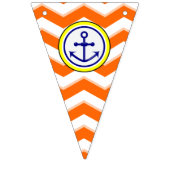 Navy Blue Chevron Anker Narrow Black Roundel Vlaggetjes (Tweede vlag)