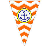 Navy Blue Chevron Anker Narrow Black Roundel Vlaggetjes (Eerste vlag)