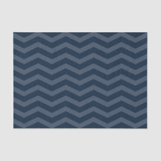 Navy Blue Chevron Tissuepapier