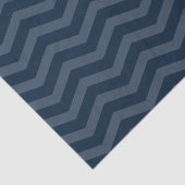 Navy Blue Chevron Tissuepapier (Detail)