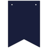 Navy Blue Class Of 2026 Graduation Party Vlaggetjes (Eerste vlag)