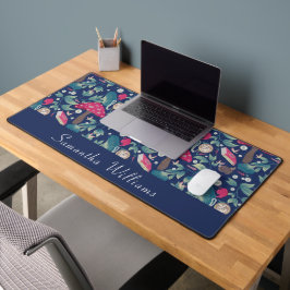 Navy Blue  Cottagecore Bureaumat