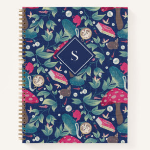 Navy Blue  Cottagecore Notitieboek