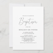 Navy Blue Cross | Doop Kaart (Voorkant)