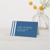 Navy Blue Cross Eerste Communie Plaats Kaarten Plaatskaartje (Achterkant)