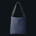 Navy Blue Crossbody Tas<br><div class="desc">Deze donkere schaduw van de meest populaire kleur ter wereld werd ooit marien blauw genoemd en wordt sinds de achttiende eeuw door de Britse marine gebruikt. Navy blue vertegenwoordigt vertrouwen en stabiliteit en is minder aandacht dan lichtere tinten blauw. Navy blue is conservatief en roept gevoelens van traditie en conventie...</div>