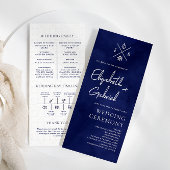 Navy Blue Cruise Reizen Trouwceremonie