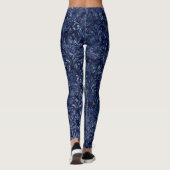 Navy Blue Crush Women's Leggings (Achterkant)