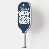 Navy Blue Custom Monogram Pickleball Queen Pickleball Paddle (Links)