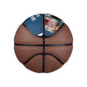 Navy Blue Custom Player Team Sports Personalized  Basketbal (Rechts)