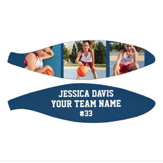 Navy Blue Custom Player Team Sports Personalized  Basketbal (Panelen)