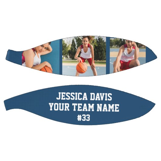 Navy Blue Custom Player Team Sports Personalized  Basketbal (Panelen)