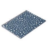 Navy Blue Dalmatian Spots, Dalmatiaanse Stippen, g Notitieboek (Linkerzijde)