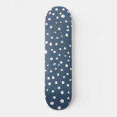 Navy Blue Dalmatian Spots, Dalmatiaanse Stippen, g Persoonlijk Skateboard (Voorkant)