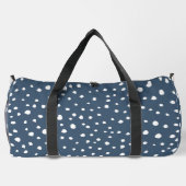 Navy Blue Dalmatian Spots, Dalmatiaanse Stippen, g Plunjezak (Achterkant)