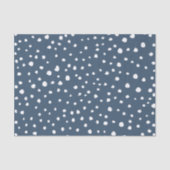 Navy Blue Dalmatian Spots, Dalmatiaanse Stippen, g Tissuepapier (Voorkant)