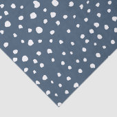 Navy Blue Dalmatian Spots, Dalmatiaanse Stippen, g Tissuepapier (Detail)