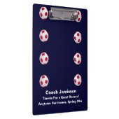 Navy Blue, dank je Voetbal coach, naam, Klembord (Rechts)